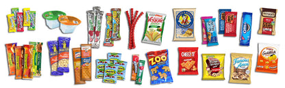 Snack box variety pack (45 Count) Gift Box for Teens - Gift Basket Food Arrangement for Dad - Birthday Candy Basket for Men, Women, Boys, Girls, Kid, Adult, College Student